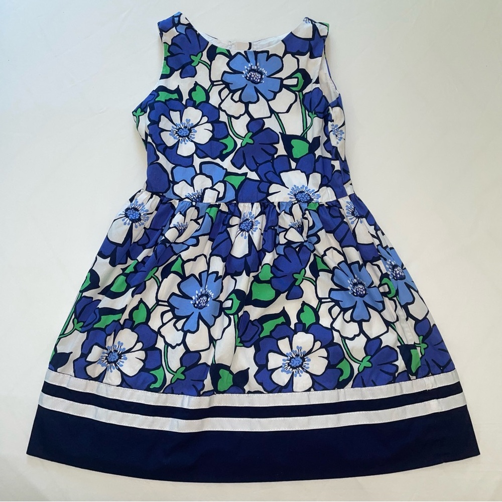Blue floral Gymboree dress